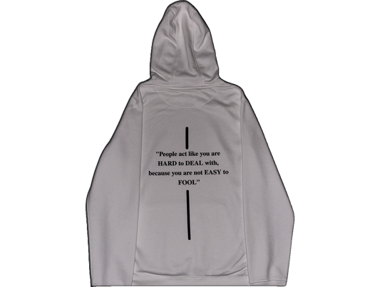 Quote Hoodie cutout